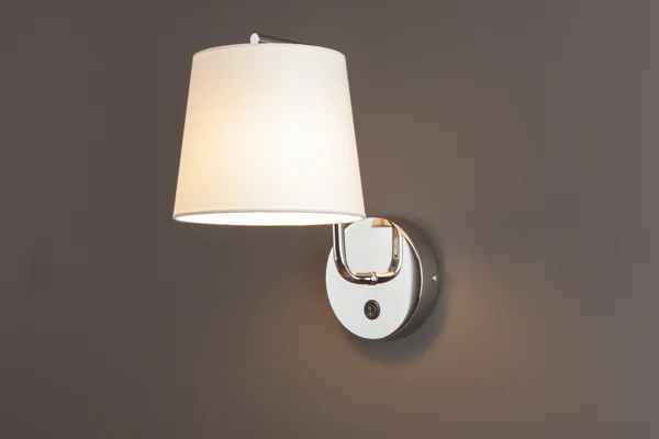 Maxlight Chicago W0195 Kinkiet Chrom Biały Abażur