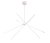 Maxlight Spider P0270 Lampa Wisząca Biała