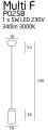Multi F P0258 lampa wisząca